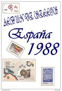 Portada del album de España 1988